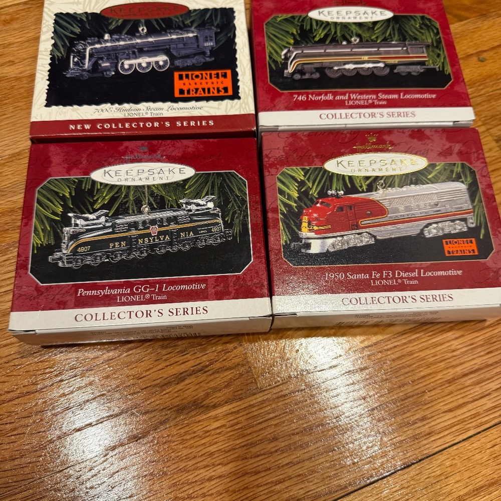 Hallmark Collectable Locomotive Ornaments